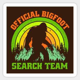 Bigfoot Search Team Sticker